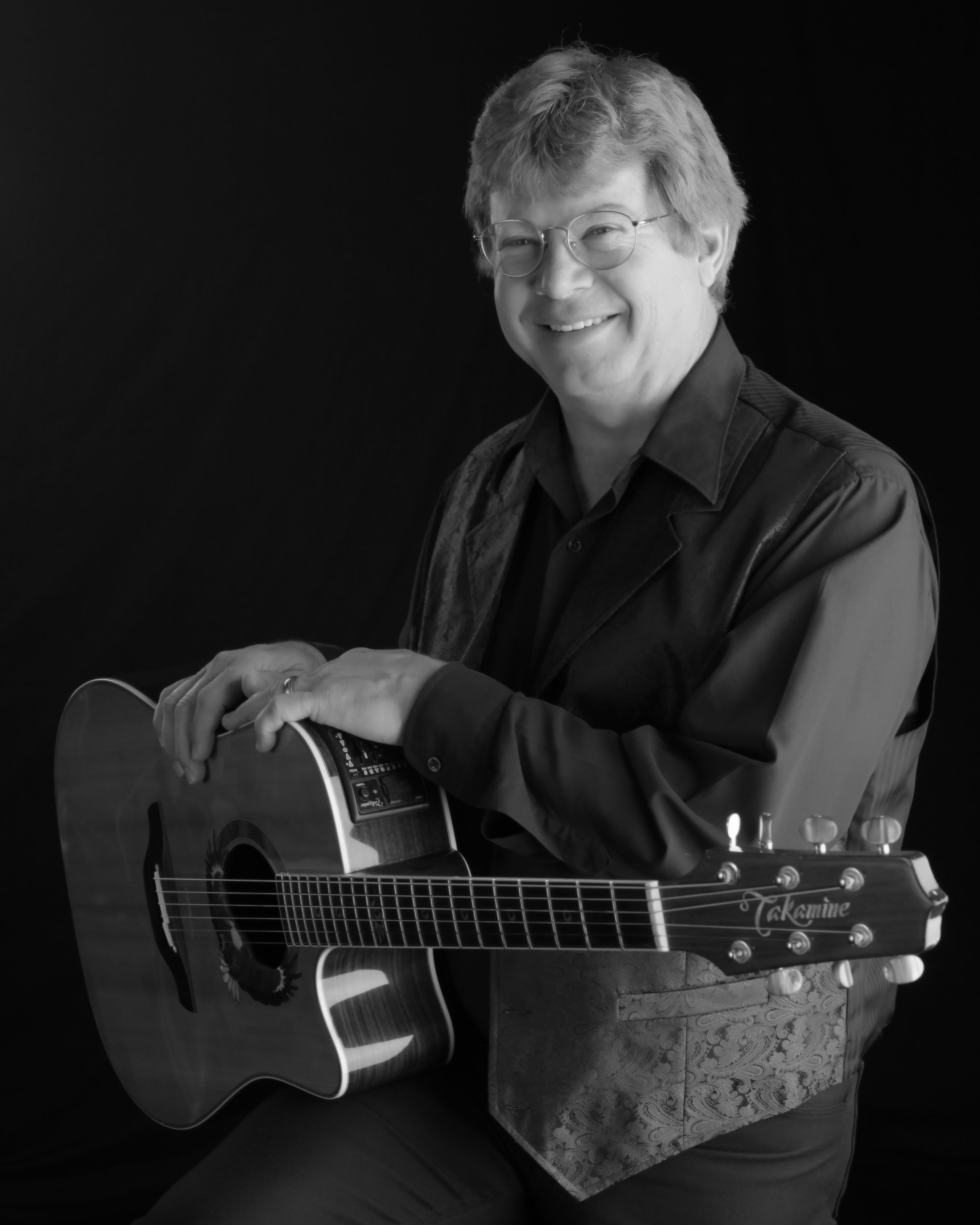 Jim Curry BW -with Guitar